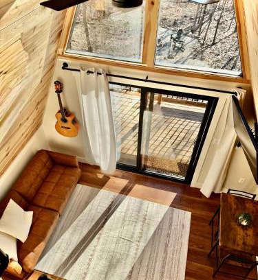 Ironton Autre | The Charlotte A-Frame cabin with mountain views