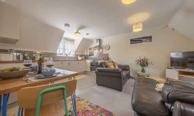 Wells-next-the-Sea Appartement | Une auberge moderne de plain-pied, moderne et indépendante
