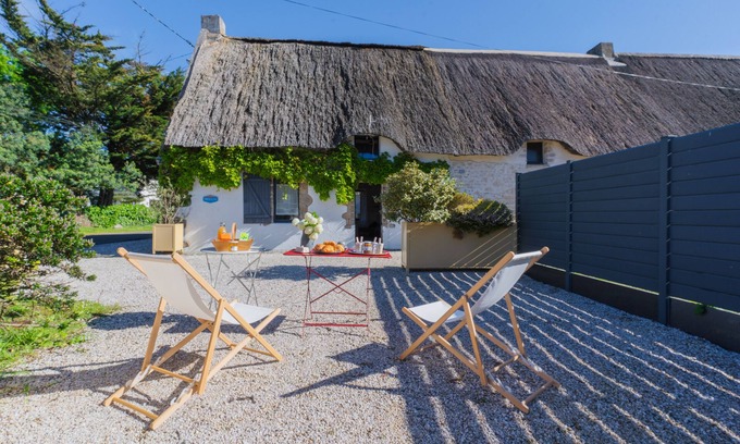 Saint-Andre-des-Eaux Cottage | La chaumière Marie dans le parc de Brière