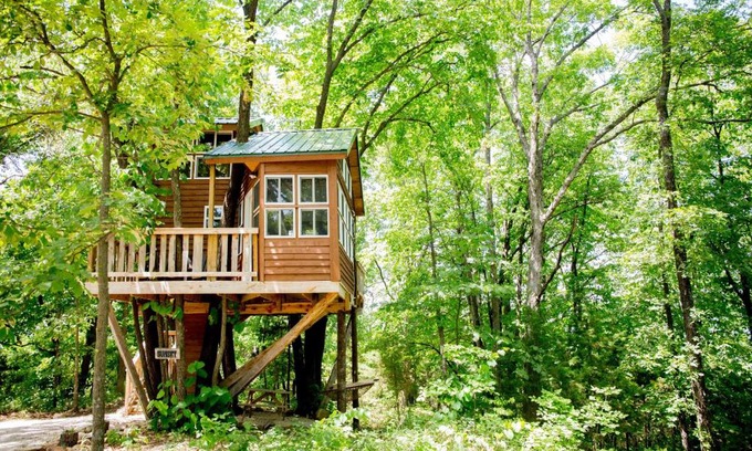 Hermann Lit Et Petit-Déjeuner | The Cottage Treehouses