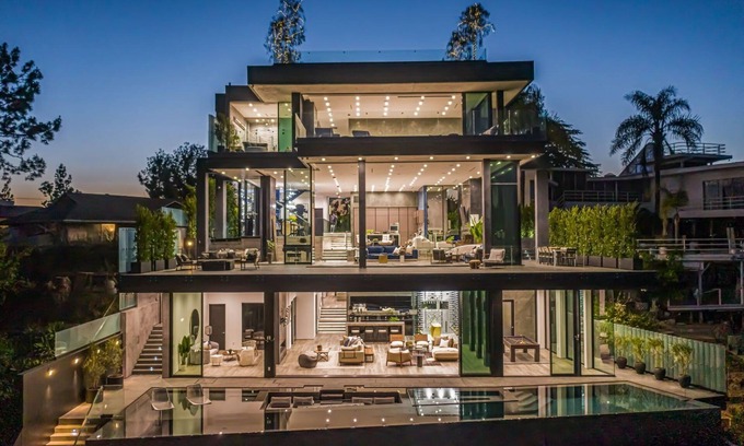 Bel Air Maison | The Donella Mansion: Exquisite Modern Living in Bel Air with Stunning Views