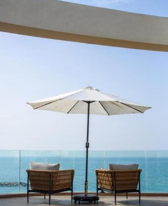 Haifa Appartement | The dream penthouse in front of the sea with Jacuzzi and BBQ