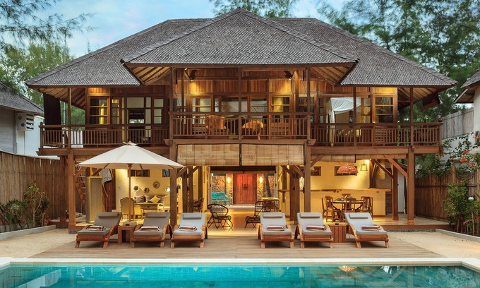 Gili Trawangan Villa | Paradise, 4 Chambres Villa Gili Trawangan (Villa. 2)