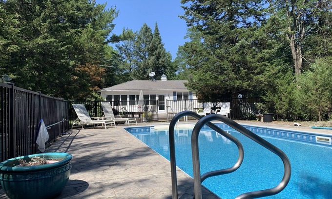 Mellenville Maison | The Hudson Escape – Pool, Hot Tub, & 13 private acres of fun!