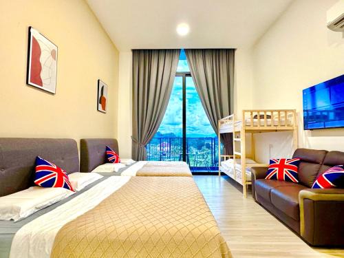 Taman Charming Appartement | The Podium-Studio-Free 1 Parking-6 Pax-D333B