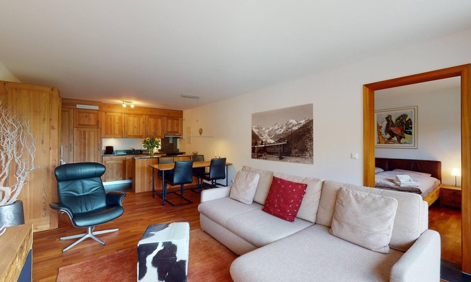 Samedan Appartement | The Residenz Quadratscha is located in 7 minutes walking distance to the train s