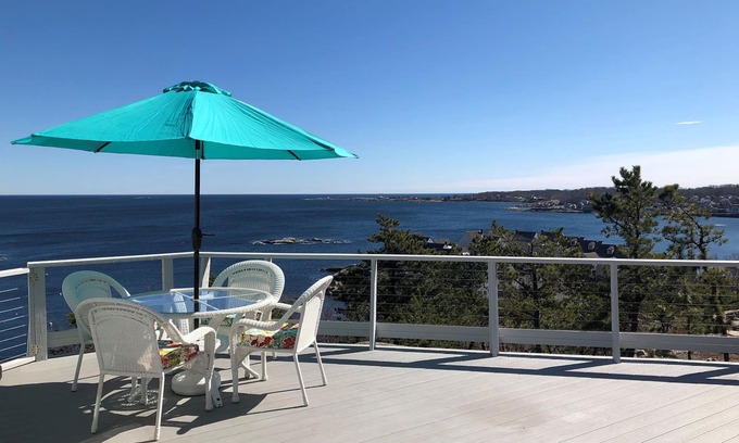 Rockport Maison | The View: A classic New England cottage with panoramic ocean views.