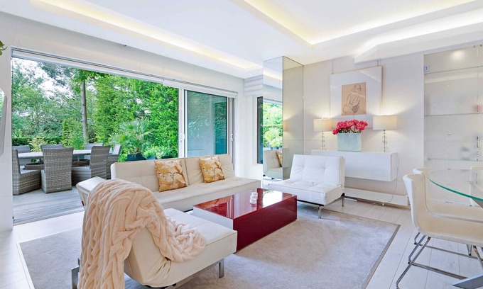 Frognal and Fitzjohns Appartement | Design Icon Luxury Garden 3 lits à Hampstead