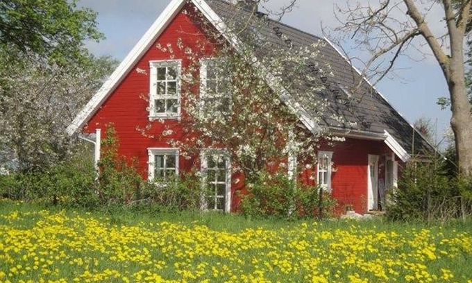 Wendisch Langendorf Maison | The whole large Swedish house on the Bodden