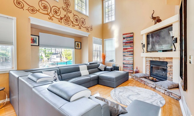 Jackson Maison | Theater & Game Room at Trenton Area Home
