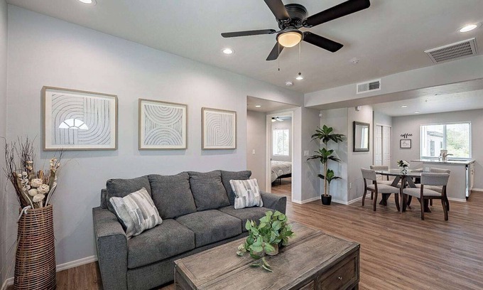 Amphi Appartement | This centrally located 2 bedroom 2 bathroom is fully remodeled with electric vehicle charging on site
