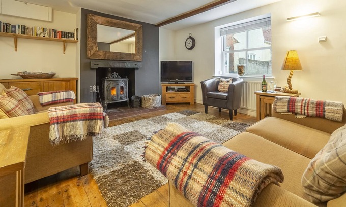 Wells-next-the-Sea Cabine | Ce chalet traditionnel propose un hébergement confortable avec un style original.