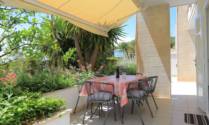 Brela Appartement | Appartement de trois chambres avec la terrasse et la vue sur le mer Brela, Makarska (A-20598-a)
