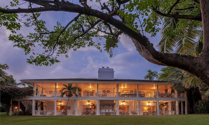 Dunmore Town Villa | Three Bees Estate: Private Beachfront Retreat with Full Staff