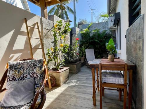 La Saline Les Bains Appartement | Ti Kaz Corail, à 3 mn à pied de la PLAGE et du LAGON cristallin de Trou d'eau - Saline les bains