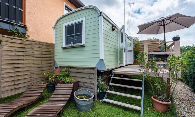 Oelsnitz Maison | La petite maison "Amselnest" avec vue sur le lac, terrasse privée et Wi-Fi