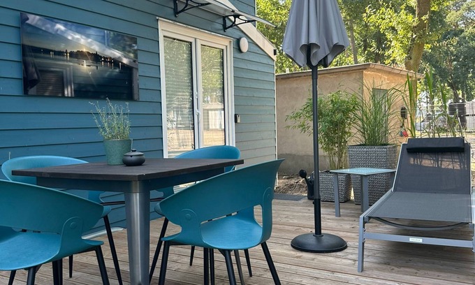 Caputh Maison | Petite maison 'Tiny House Nr 2' avec terrasse privée, Wi-Fi et climatisation