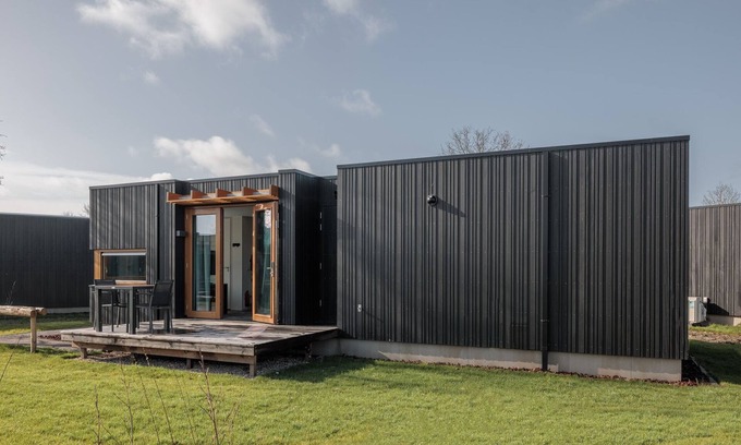 Scharendijke Maison | Tiny house confortable avec ac, dans un parc de vacances près du Grevelingenmeer