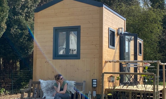 Overijse Chalet De Ski | Tiny House en bordure de la forêt de Soignes