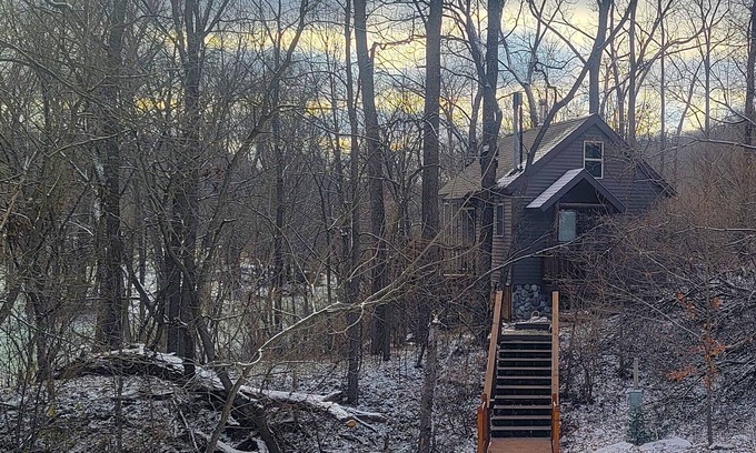 Elba Cabine | Tiny Treehouse Cabin Retreat, Riverside, Adults Only, No Pets, Peace and Quiet!