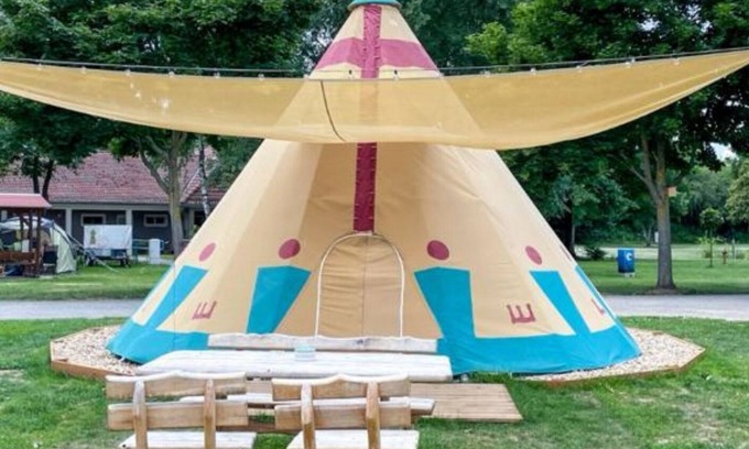 Falkenberg Appartement | Tipi Missouri am Kiebitzer See