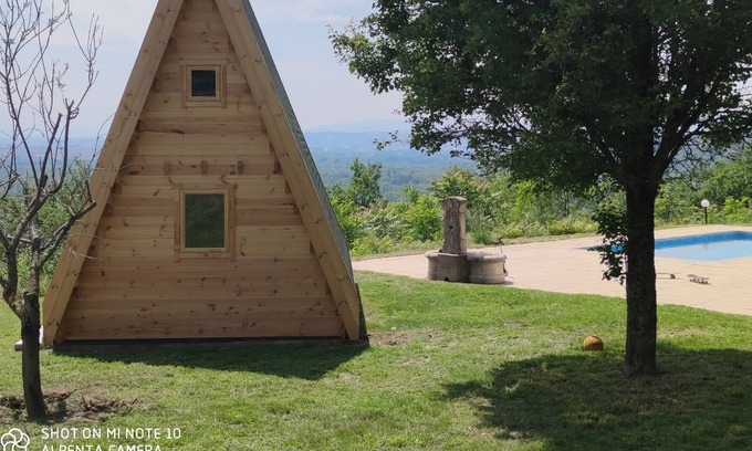 Vancia - Crepieux Maison | Tipi view Lyon swimming pool and spa