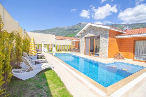 Oludeniz Villa | Tlos Deluxe 3+1 Villa ,Özel Havuzlu, Fethiye