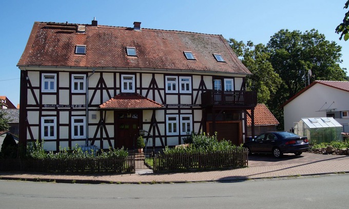 Bad Wildungen Appartement | Appartement au dernier étage avec 3 chambres dans une maison à colombages classée en 1837