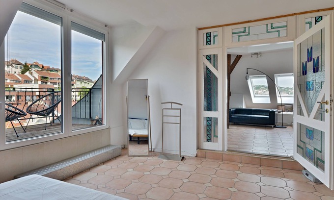 Vizivaros Appartement | Top floor apartment in Buda, Scenic views and cosy apartment