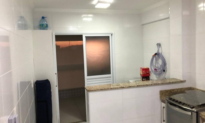 Aviacao Appartement | Dernier étage (penthouse) avec vue sur la plage, avec barbecue sur le balcon