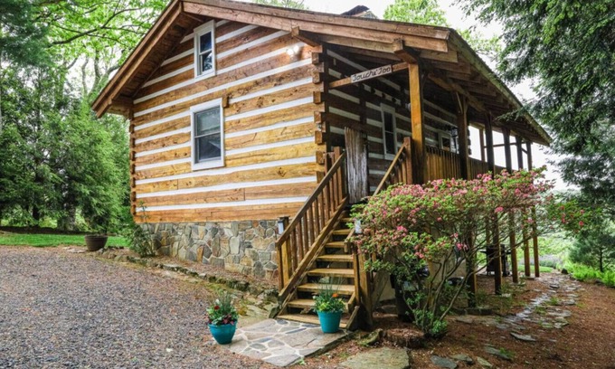 Meadows Of Dan Cabine | Touche' Too Cabin - when privacy is what you want, by Buffalo Mtn Getaway