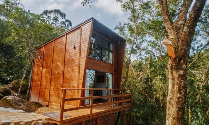 Garopaba Maison | Tourmaline studio, views of the sea, dunes and lagoon.