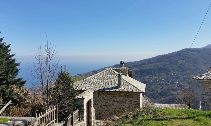 Kissos Maison | Maison en pierre traditionnelle à Pelion Kissos