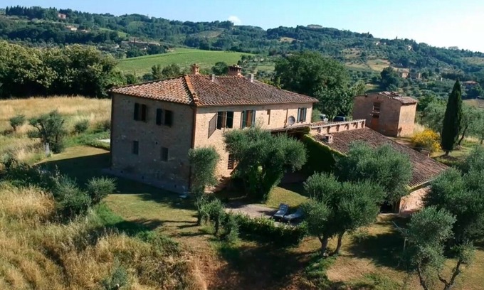 Siena Autre | Ferme toscane traditionnelle avec une vue imprenable