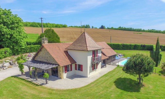 Saint-Medard-d'Excideuil Villa | Villa de luxe avec sauna privé, piscine