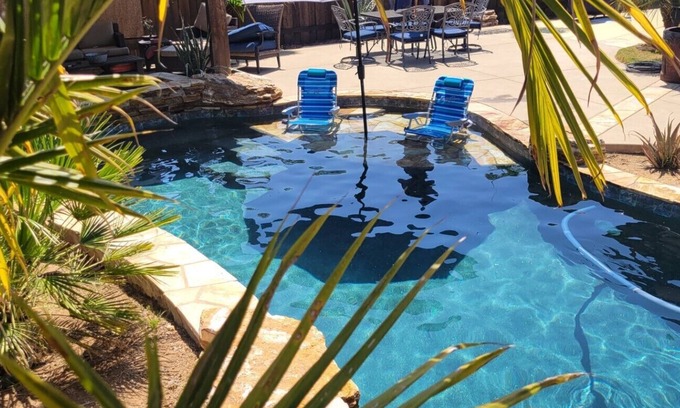 Winter Gardens Maison | Tranquil oasis in San Diego. Private home with resort style pool and spa.