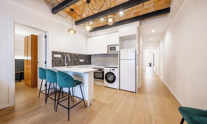 El Baix Guinardo Appartement | TRAV4-2 · 4h - Quatre Chambres Appartement, Couchages 6