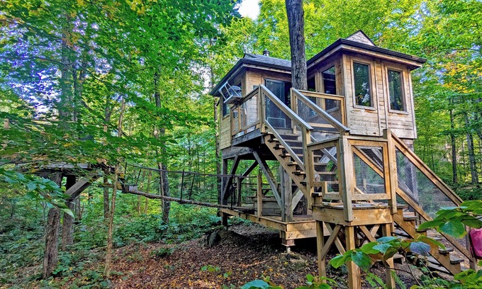 Saint-Faustin-Lac-Carre Maison | Cabane dans les arbres #12