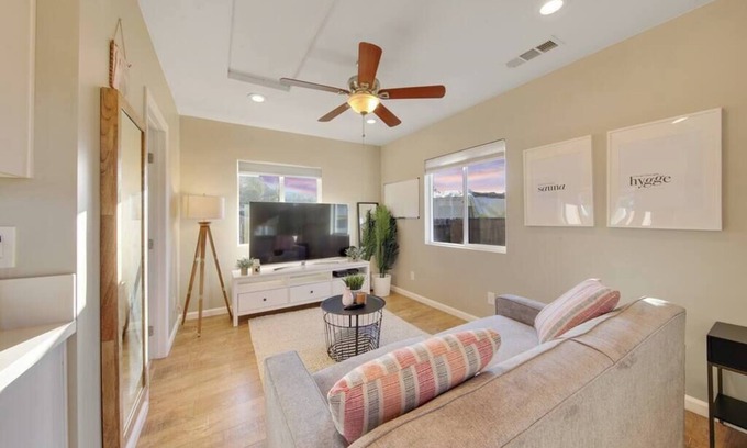 Stockton Maison | Trendy San Diego Bungalow - Private Backyard with Firepit
