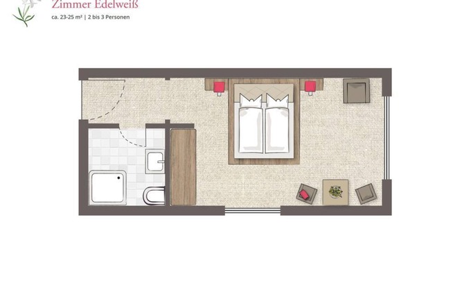 Huettschlag Hôtel | Triple room "Edelweiss" | 3-5 nights summer - Hotel Almrösl