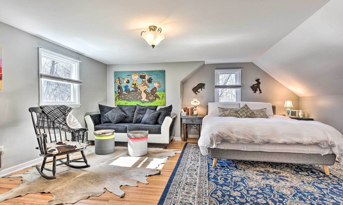 Pittsford Appartement | Trolley Apt Upper: Steps to Village Trail & Canal!