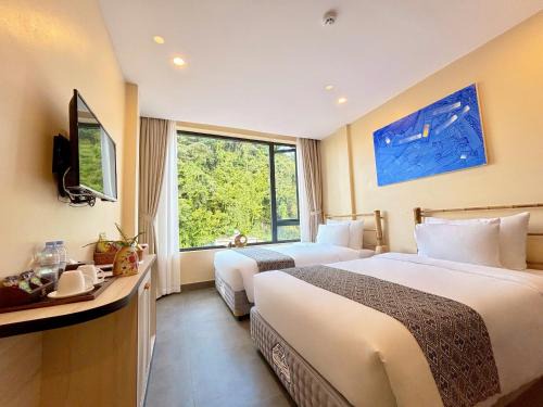 Moc Chau Lit Et Petit-Déjeuner | Truong Giang Boutique Hotel Moc Chau
