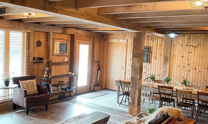 Fairborn Maison | Tucked beneath our historic 1895 German bank barn, is the Bunkhouse!