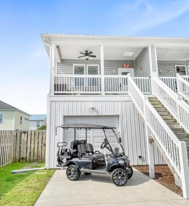 Wilmington Beach Maison | Turtle Cove Beach Retreat GOLF CART Included