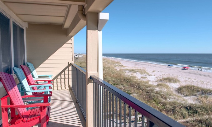 Ocean Cay Copropriété | Dernier étage face à l'océan, à quelques pas de la plage, grand balcon, vue imprenable, Amelia Island