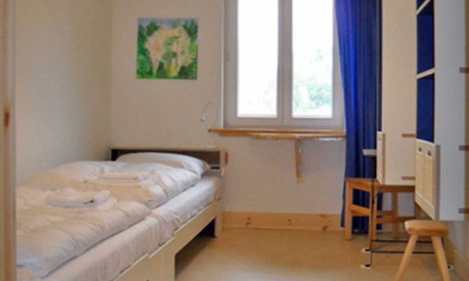 Schwerin Appartement | Twin Room 1 - Blue - Vacances à la ferme biologique