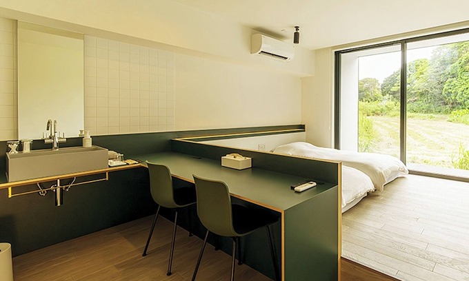 Akaogi Hôtel | Twin room with bathroom 1F / Oshimagun Kagoshima