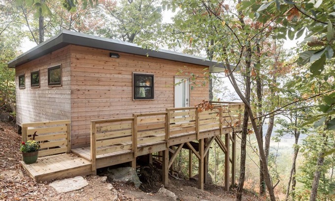 Lookout Mountain Maison | La terrasse de Tiny Bluff