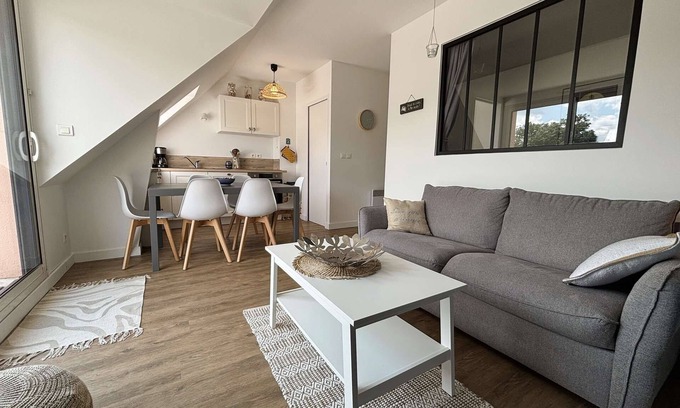 La Foret-Fouesnant Appartement | Ty Amann, overlooking the bay 2* in the heart of Forêt-Fouesnant!
