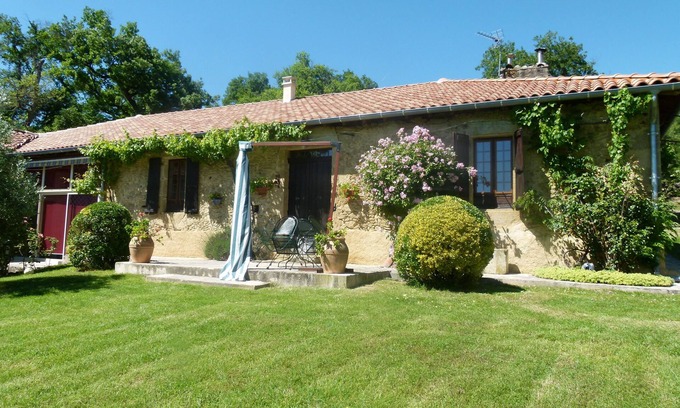 Ornezan Maison | MAISON EN PIERRE TYPIQUE DE LA GASCOGNE A 17 KM D'AUCH AVEC PISCINE CLÔTUREE